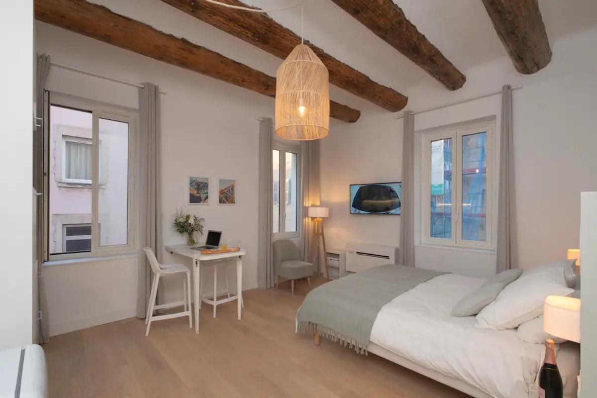 Design Suite Vieux Port Appartement Tout Equipe Climatise Marseille Bagian luar foto